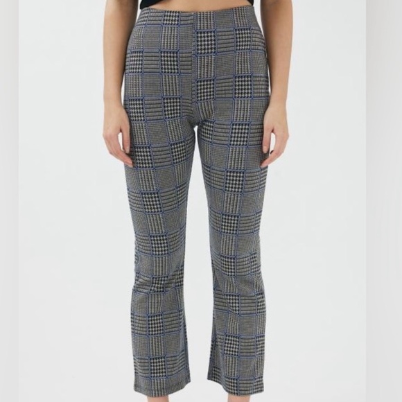 UO Blue Plaid Pant - Picture 1 of 5